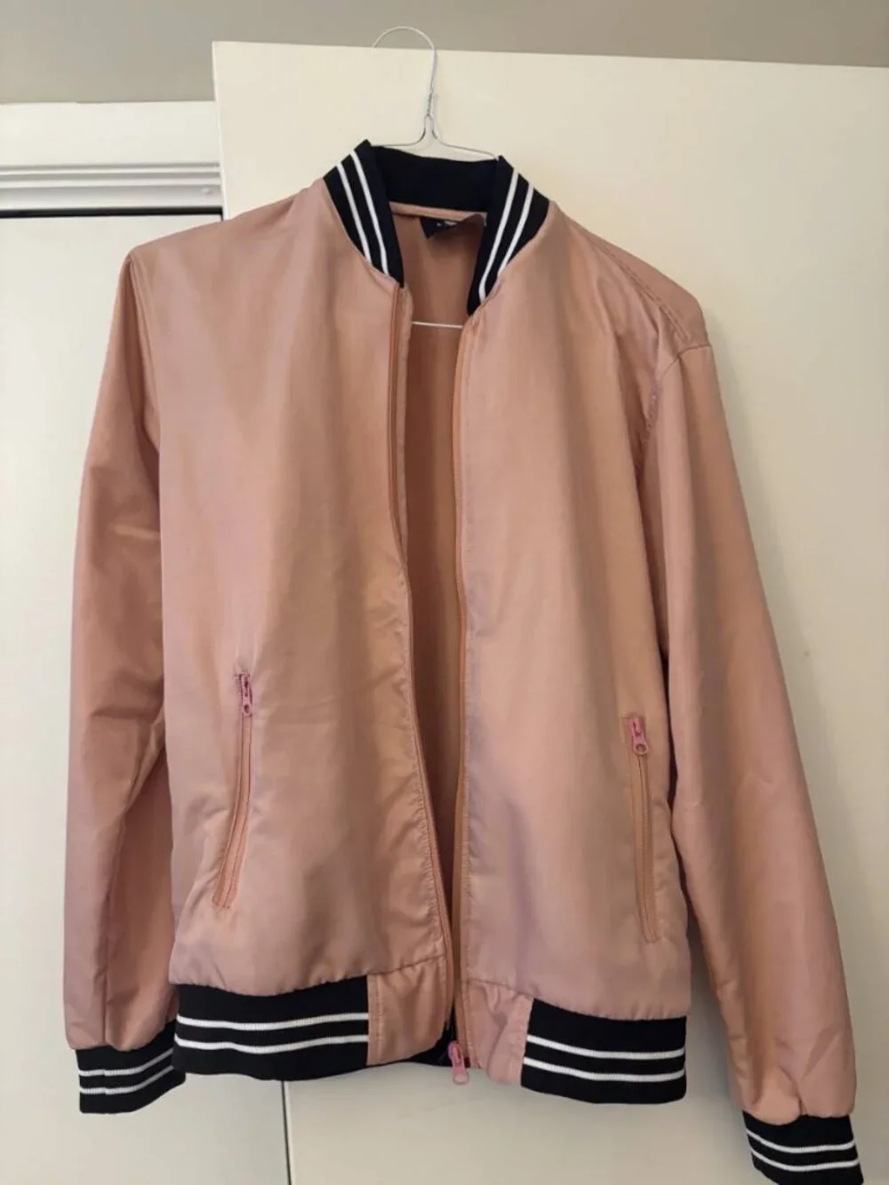 Karamo Bomber Jacket in Dusty Rose